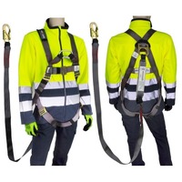 Professional Full Body Roofers Harness & Lanyard Kit