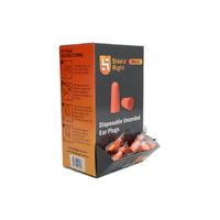 Shield Right Earplugs Uncorded Orange Box of 200