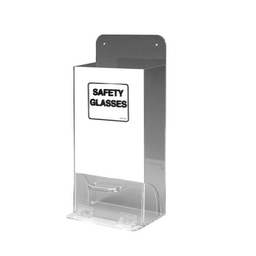 Safety Glasses Dispenser, Mirrored Front Panel