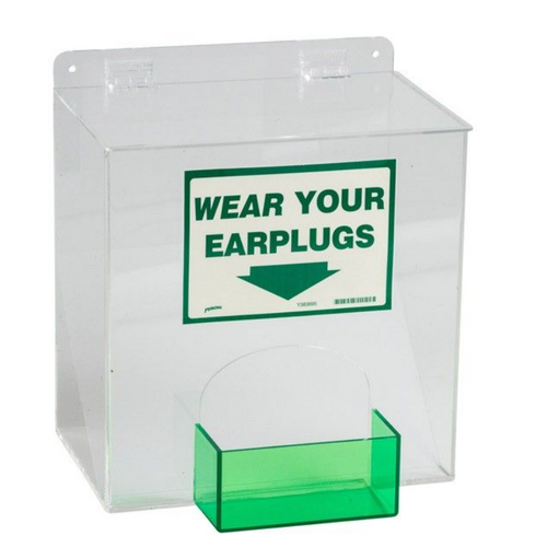 Acrylic Wall-Mount Earplug Dispenser