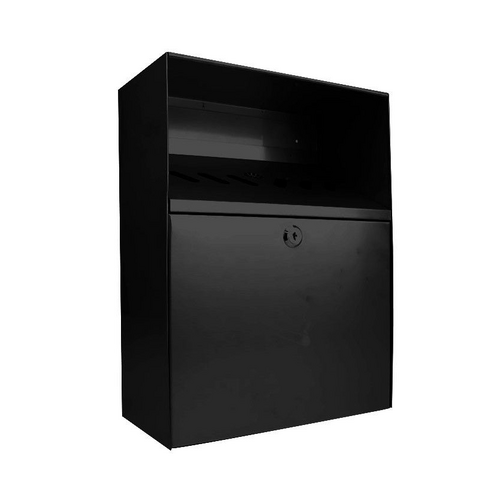 Wall Mounted Ash Bin, Black