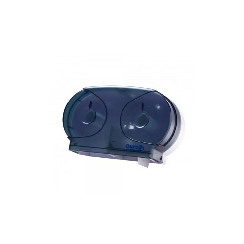 Mini Jumbo Twin Toilet Roll Dispenser Plastic DP2JM