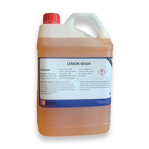 Lemon Wash Cleaner 5 Litres