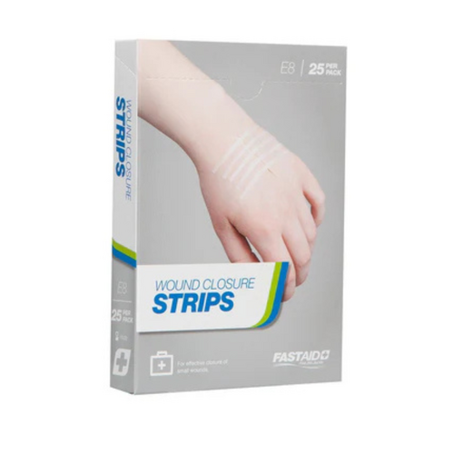 E8, Wound Closure Strips, 3 x 75mm, 5&#39;s, 5pk