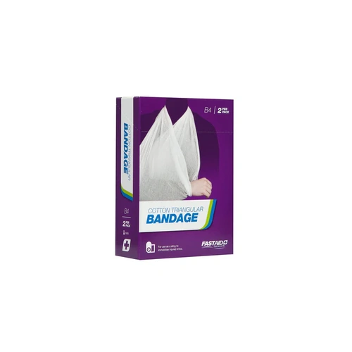 B4, Triangular Bandage, Cotton, 2pk