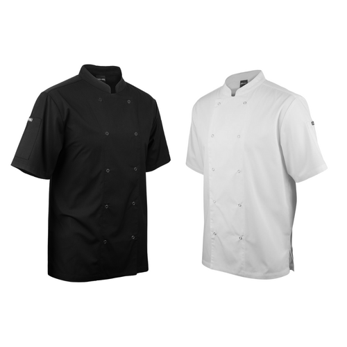 JB&#39;s S/S Snap Button Chefs Jacket 5CJS