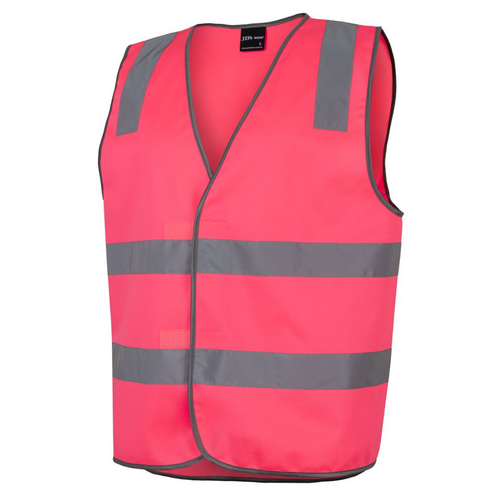 Hi Vis Reflective Pink Safety Vest Day And Night
