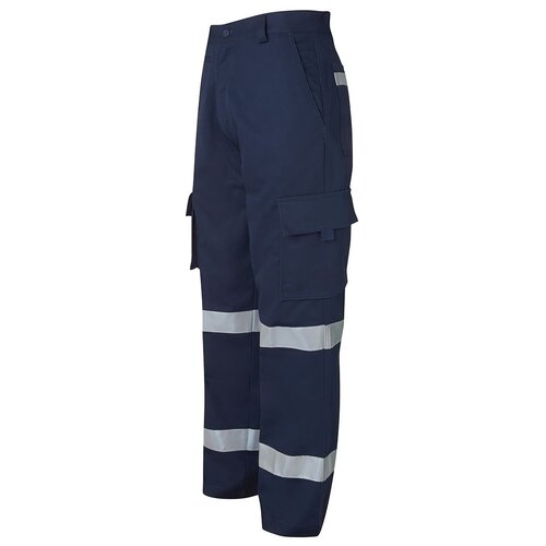 JB&#39;s Wear Mercerised Multi Pocket Pants With Reflective Tape 6MMP - Navy