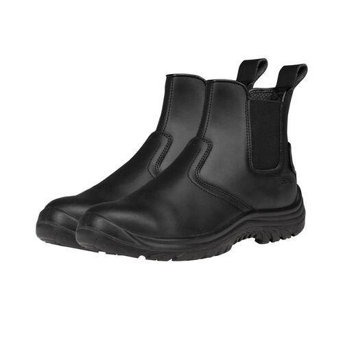 JB&#39;s Wear Outback Elastic Sided Steel Cap Safety Boot 9F3 - Black