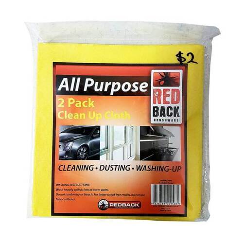 Redback All Purpose Clean Up Cloth 2 Pack