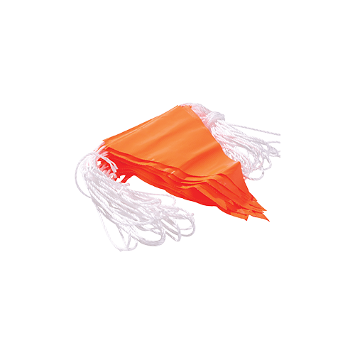 Maxisafe Orange PVC Bunting Flagline