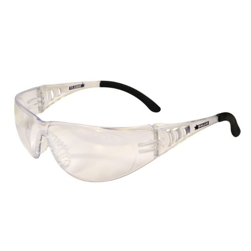 Dallas Clear Safety Glasses EDA337 - 12 Pack