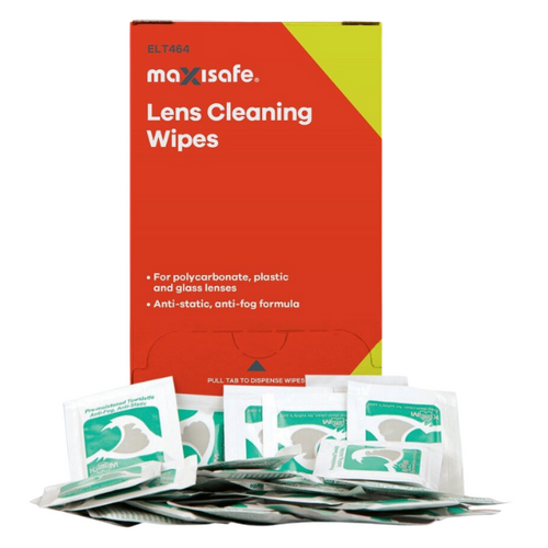 Maxisafe Anti-Fog Lens Cleaning Satchets 100 Pack