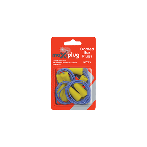 MaxiPlug Corded Blister Pack HEC670 5 Pairs