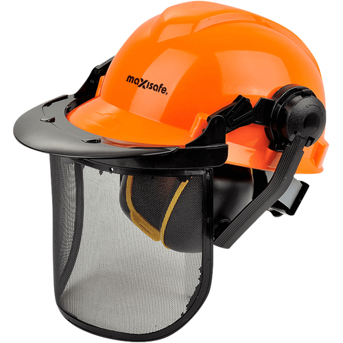 Maxisafe Forestry Kit With Mesh Visor-Muffs