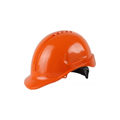 Maxiguard Vented Hard Hat Helmet With Sliplock Harness - Orange