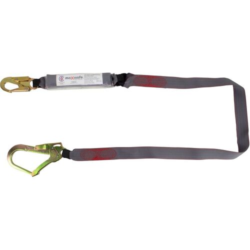 Double  Lanyard with Snaphook &amp; Scaffold Hook