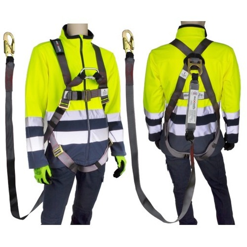 Professional Full Body Roofers Harness &amp; Lanyard Kit