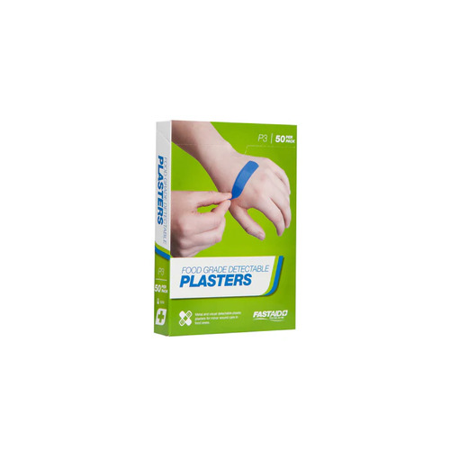 P3, Food Grade Plasters, Metal and Visual Detectable, 50pk