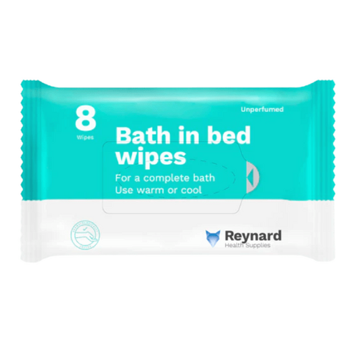 Reynard Bath In Bed Wipes Soft Pack 8 Wipes RHS102 - Carton of 24