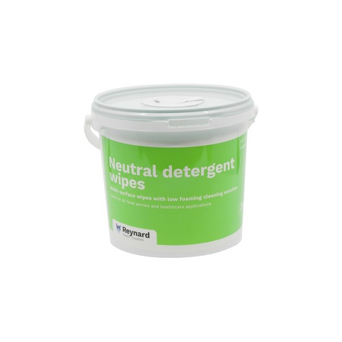 Reynard Neutral Detergent Wipes Tub 280 Pack RHS206