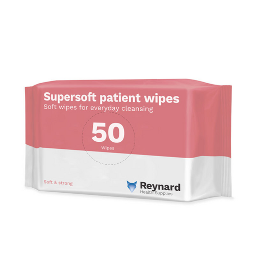 Reynard Super Soft Patient Wipes 50 Wipes RHS301 - Carton of 18