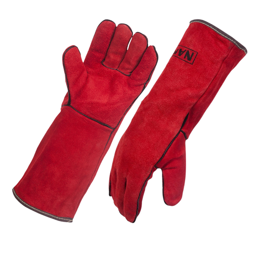 Namib Split Leather Red Welding Gloves