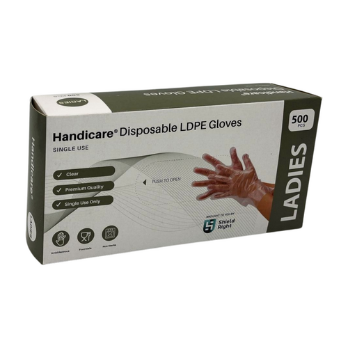 Shield Right LDPE Disposable Gloves