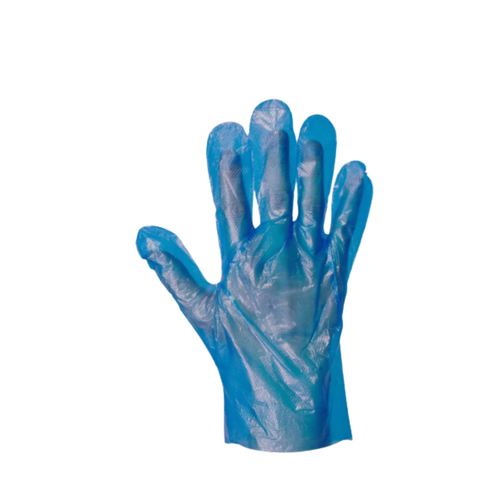 Shield Right Blue LDPE Disposable Gloves