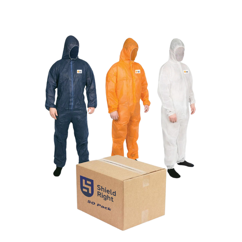 Disposable Combat Polypropylene Coveralls 100% Polypropylene - Carton of 300