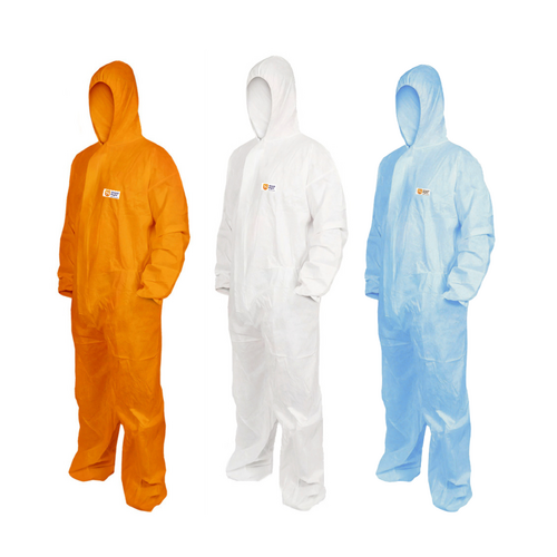 Shield Right Disposable Coveralls SMS Type 5-6