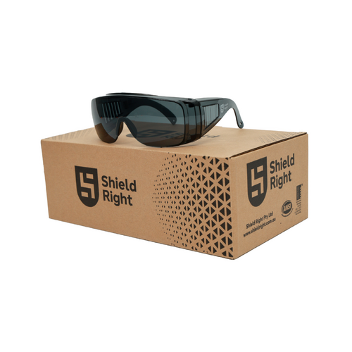 Shield Right Visitor Safety Glasses Tinted - Carton of 300