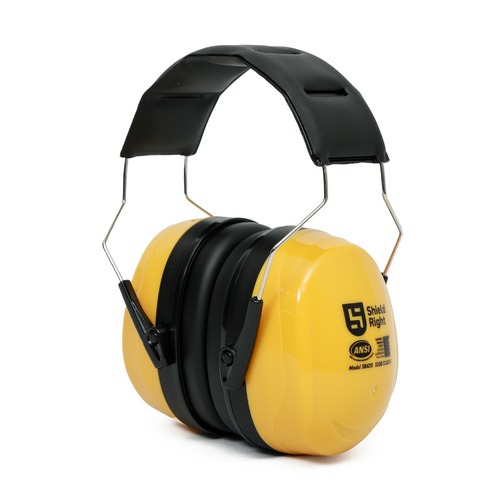 Shield Right Standard Yellow Earmuffs - Carton of 20