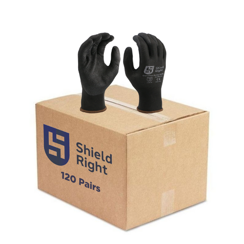 Shield Right DuraFlex Sandy Nitrile Glove - Carton of 120