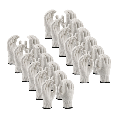 Shield Right Polycotton Gloves - 12 Pairs 