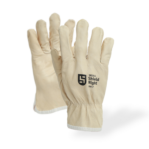 Shield Right Beige Premium Riggers Gloves 