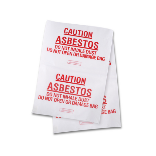 Printed Asbestos Bags - 900mm x 600mm x 200um - Carton of 50